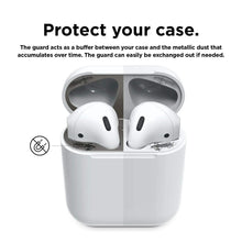 Load image into Gallery viewer, Metal Dust Guard Protective Case Shell Skin Dustproof Stickers For Apple Airpods