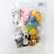 Load image into Gallery viewer, 10PCS Cute Cartoon Biological Animal Finger Puppet Plush Toys