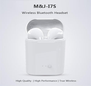 Bluetooth Earphone Stereo Earbud Headset With Charging Box For All Smart Phones