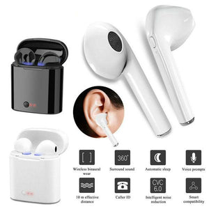 Bluetooth Earphone Stereo Earbud Headset With Charging Box For All Smart Phones