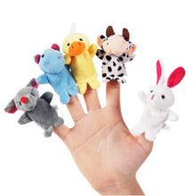 Load image into Gallery viewer, 10PCS Cute Cartoon Biological Animal Finger Puppet Plush Toys